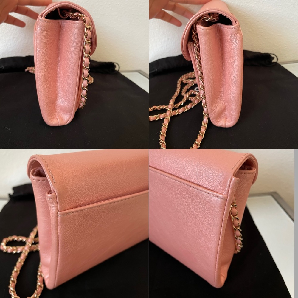 Chanel Pink Iridescent Calfskin smart  crossbody - Picture 15 of 16